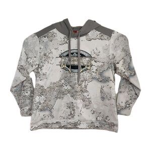 SHE Outdoor Pullover Hoodie Women's XL Tundra Camoflauge Graphic Print Pullover‎